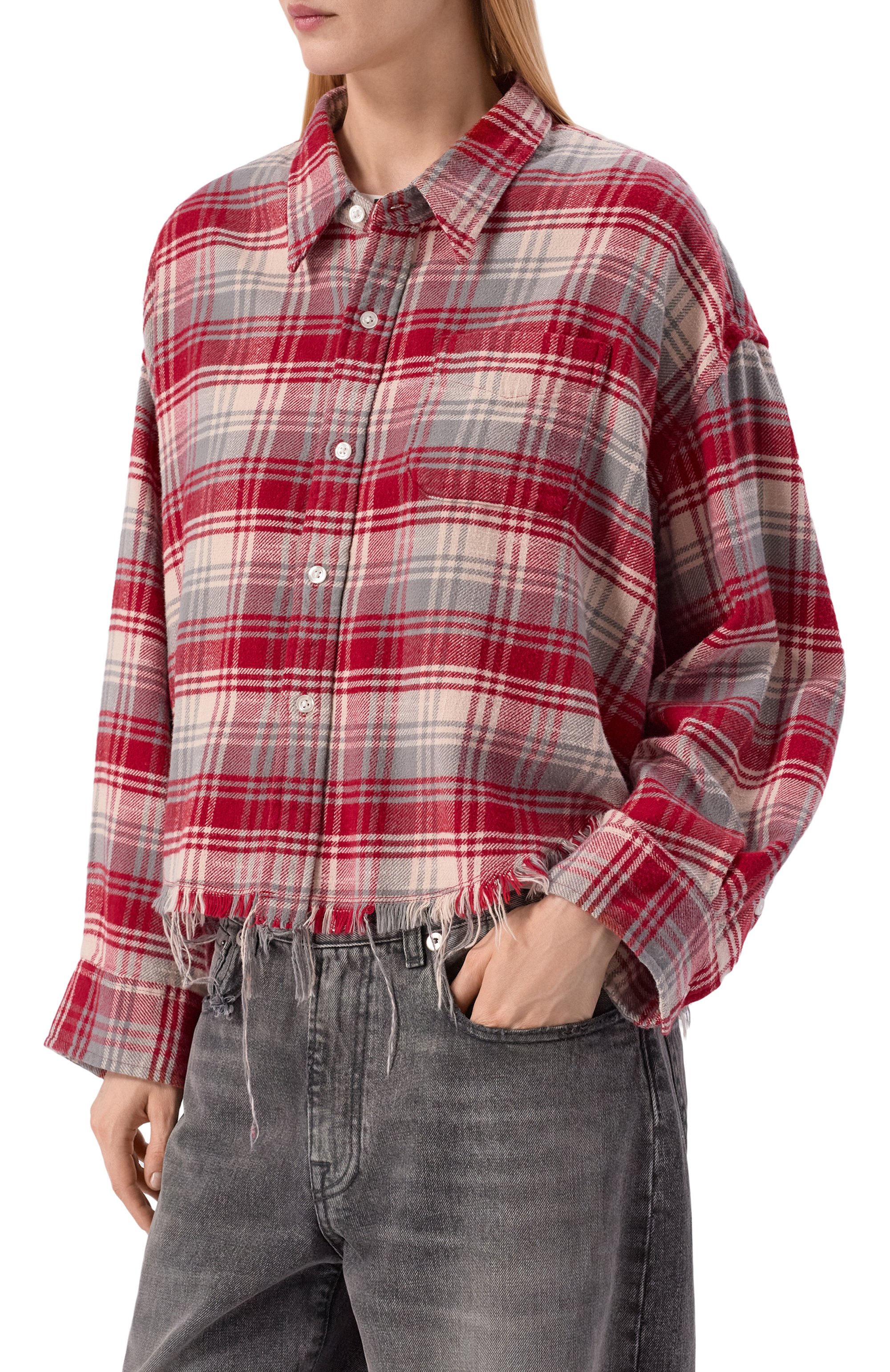 Хлопковая рубашка R13, арт. R13WR150-R683B, фото 3