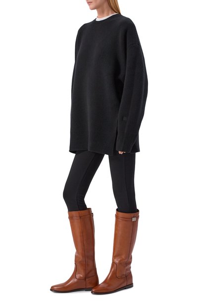 Кожаные сапоги KITON, арт. D60812N0102402, фото 3