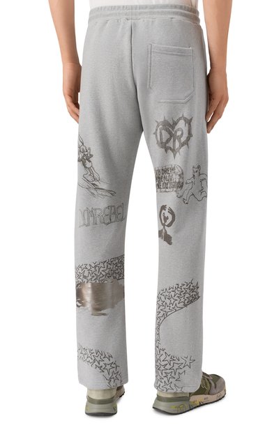 Хлопковые брюки DOMREBEL, арт. M C0LLEGE SWEATPANTS, фото 4