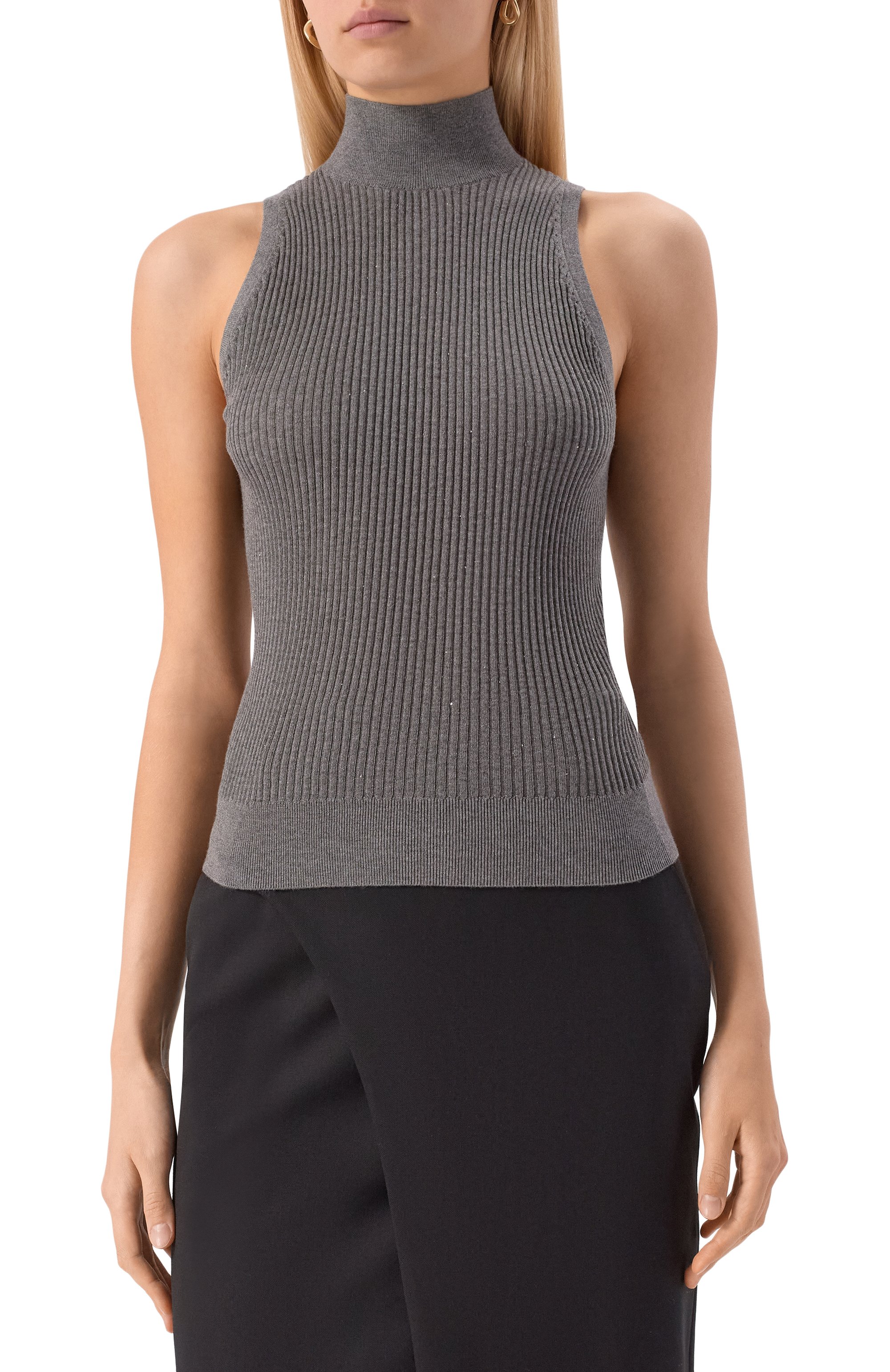 Топ из шелка и шерсти MAX MARA STUDIO, арт. CAMP0S, фото 3