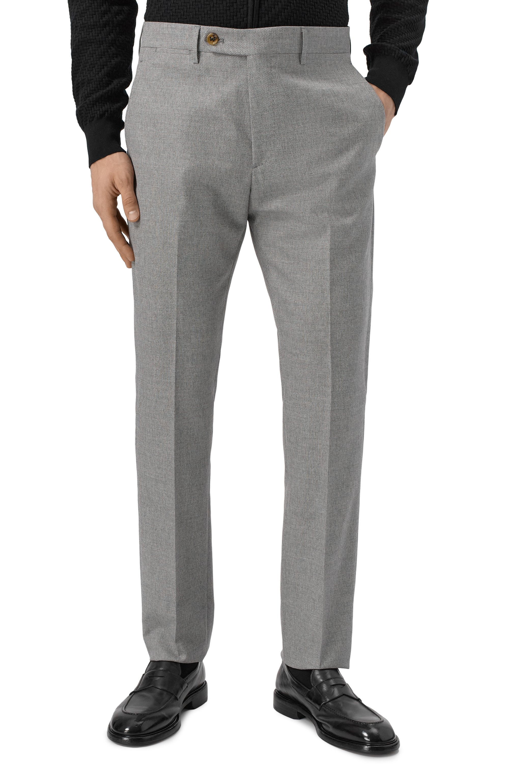 Брюки из шерсти и хлопка BERWICH, арт. VULCAN0195ZIP/GB1678, фото 3