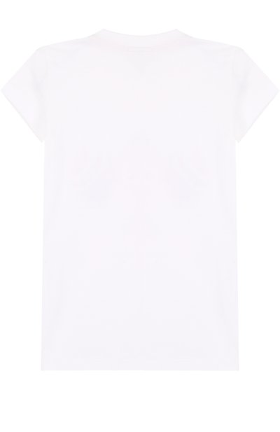 Хлопковая футболка с принтом и бахромой FENDI, арт. JFI100/7AJ/2A-5A, фото 2