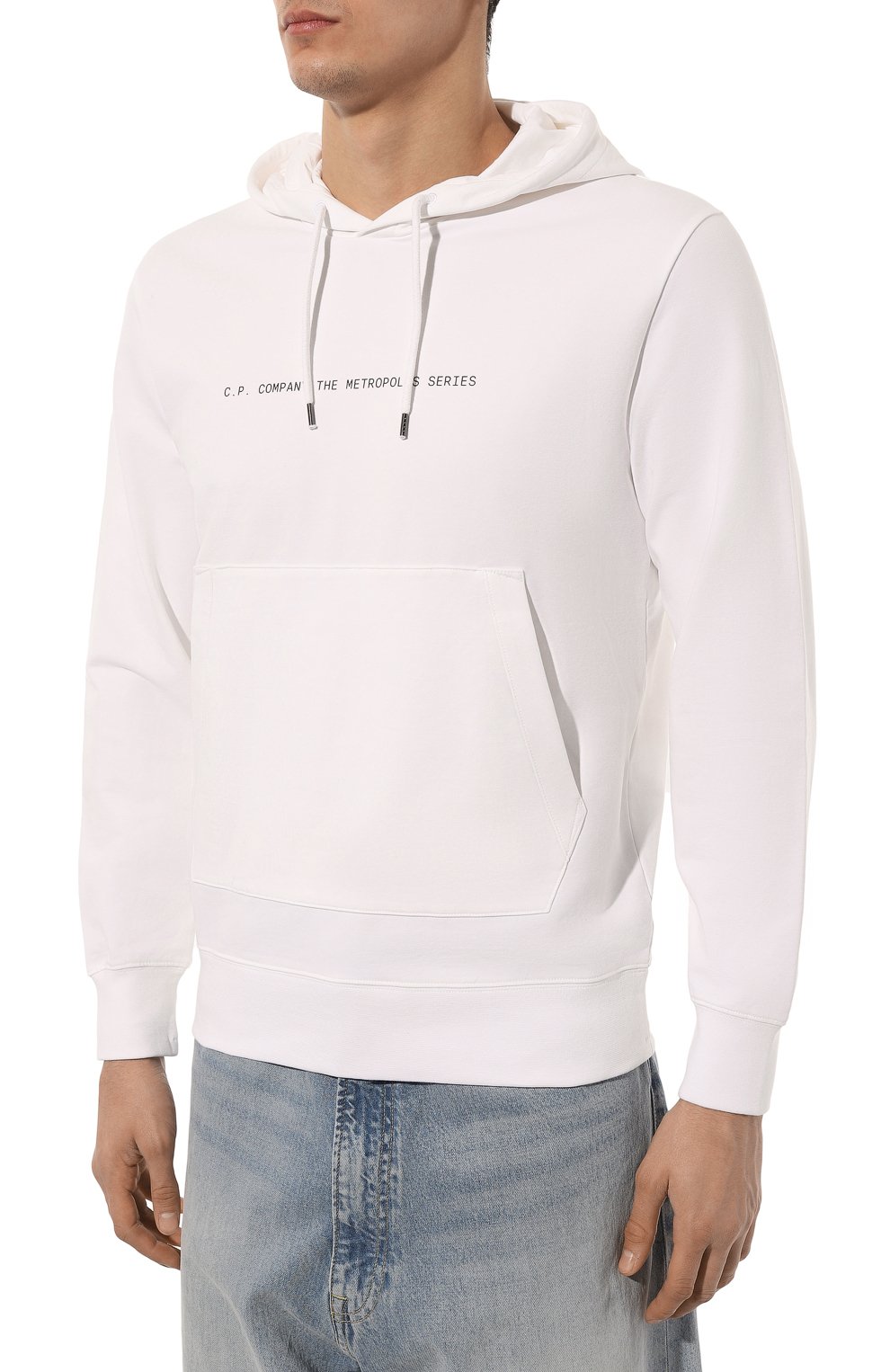 Хлопковое худи C.P. COMPANY, арт. 16CLSS041A006452W, фото 3