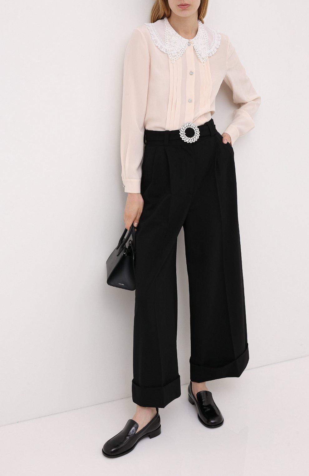 Шерстяные брюки MIU MIU, арт. MP1404-1R1-F0002, фото 2