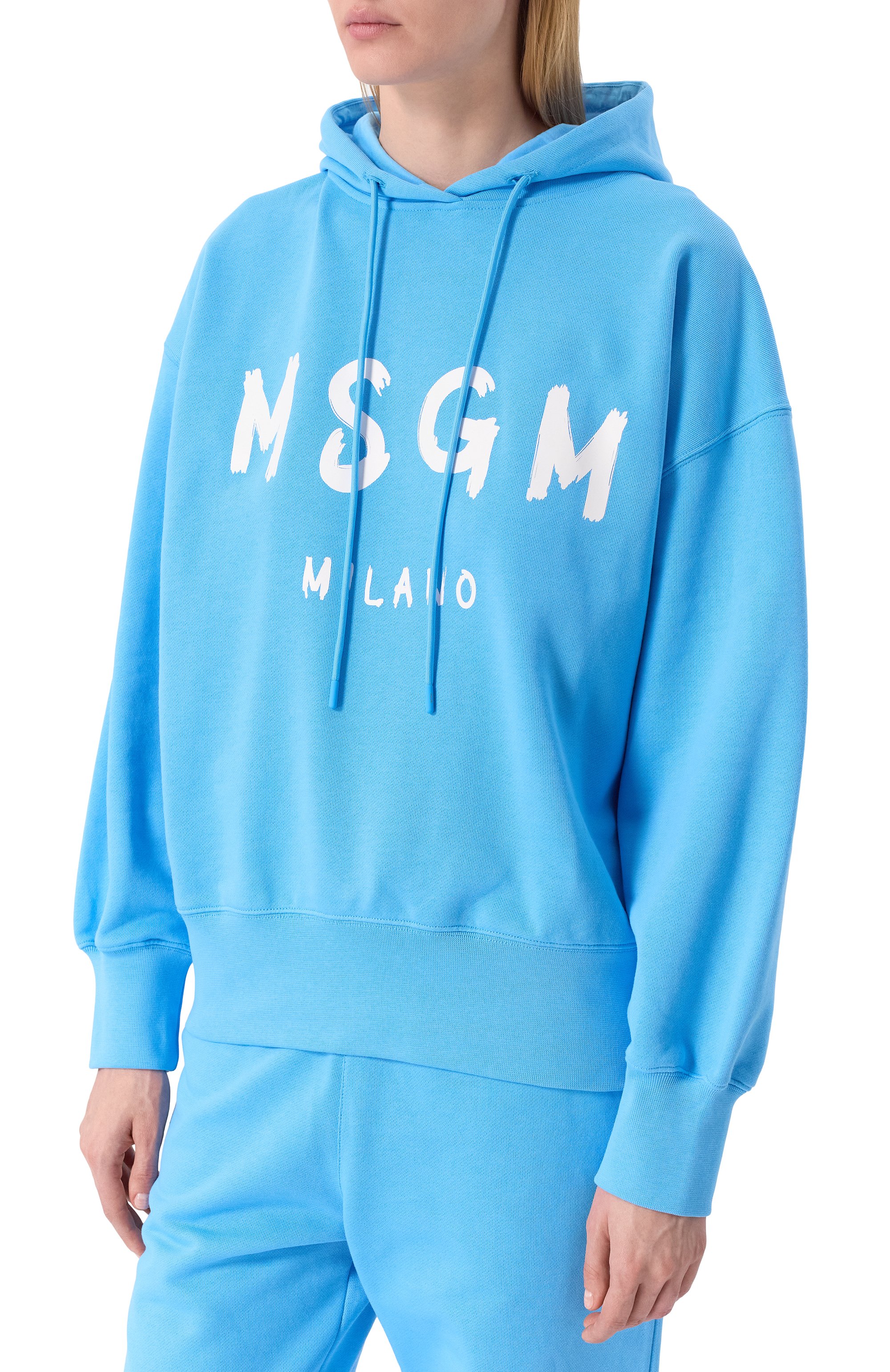 Хлопковое худи MSGM, арт. 3841MDM515/257000, фото 3