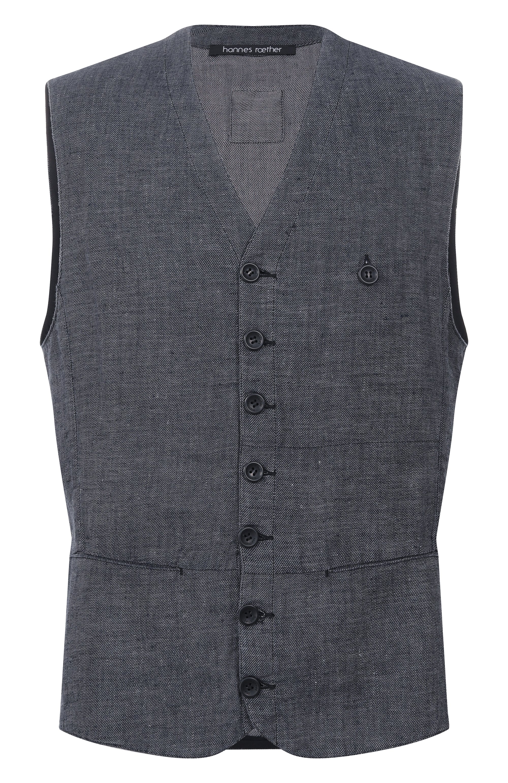 Льняной жилет HANNES ROETHER, арт. WE26SPER.6048, фото 1