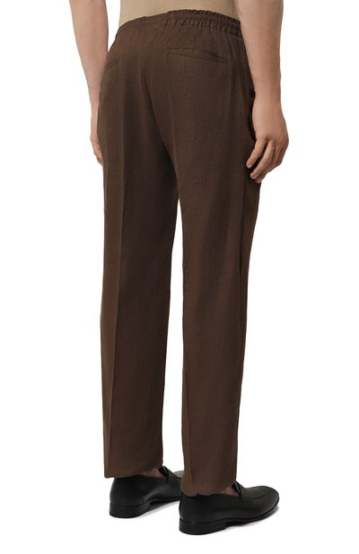 Льняные брюки KITON, арт. UPN01H08838, фото 4