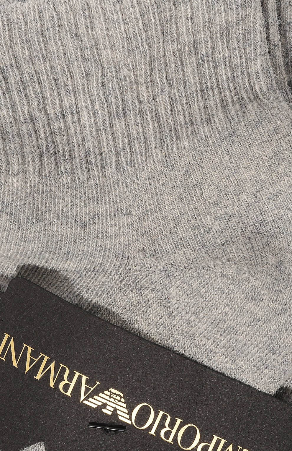 Комплект из двух пар носков EMPORIO ARMANI серого цвета по цене 1595 руб., арт. 292304/2F258, фото 2 Комплект из двух пар носков EMPORIO ARMANI, арт. 292304/2F258, фото 2