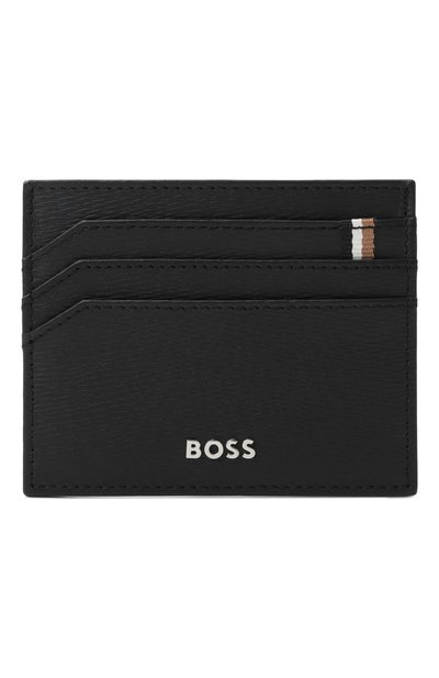 Мужской кожаный футляр для кредитных карт BOSS, арт. HBPU00009M