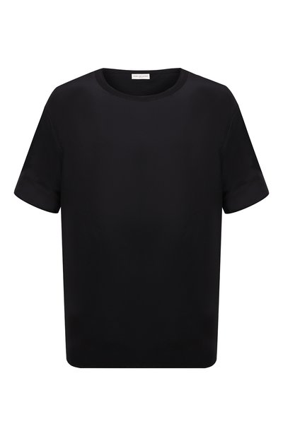 Женская футболка из хлопка и шелка DRIES VAN NOTEN, арт. 221-031101-4627