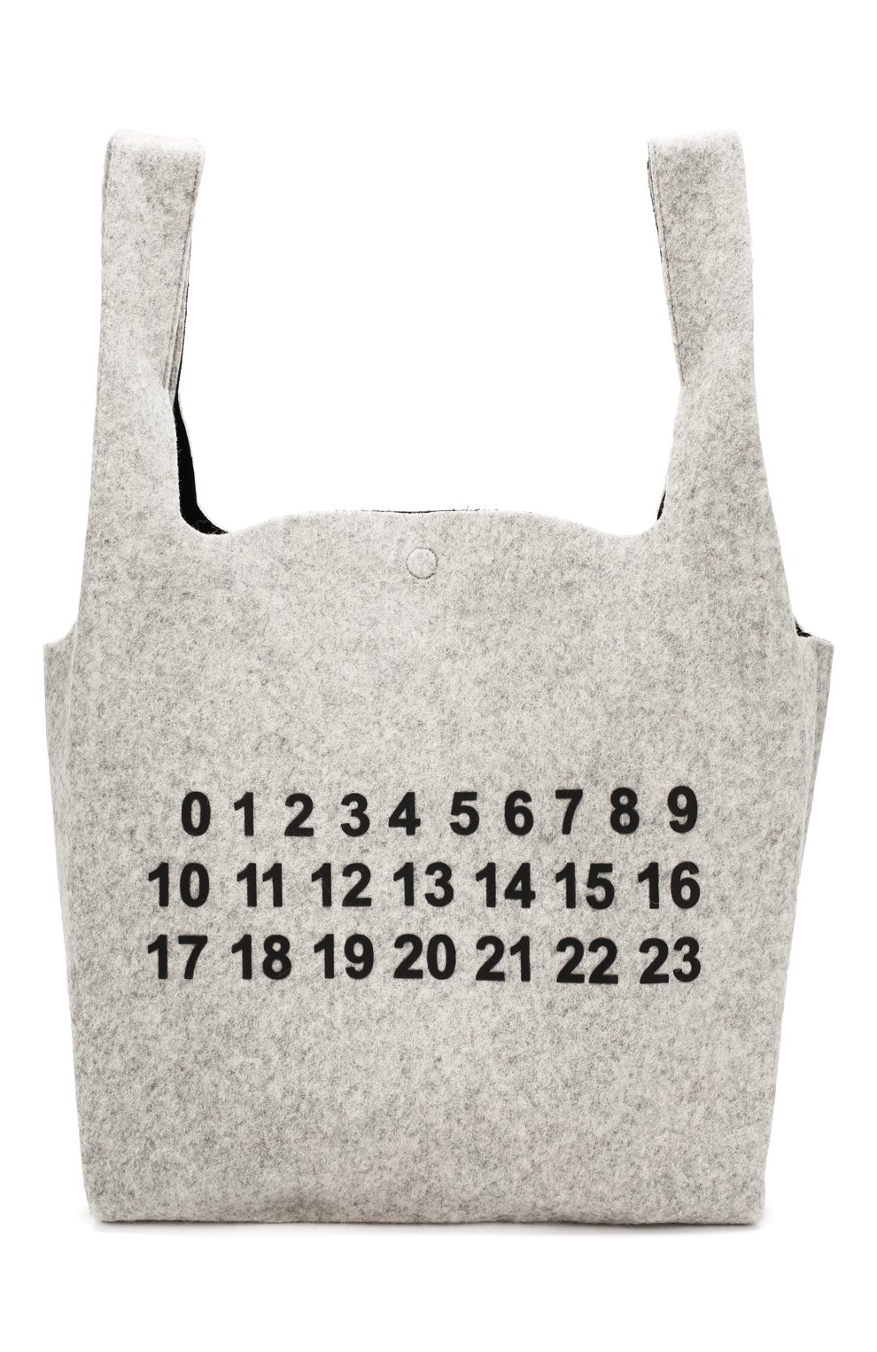 Текстильная сумка-шопер MAISON MARGIELA серого цвета по цене 170500 руб., арт. S35WC0075/P1454, фото 6 Текстильная сумка-шопер MAISON MARGIELA, арт. S35WC0075/P1454, фото 6