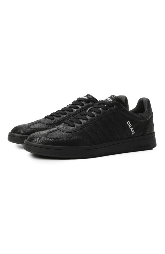 Кожаные кеды Boxer Dsquared2 SNM0364/43908441 Чёрный SNM0364/43908441