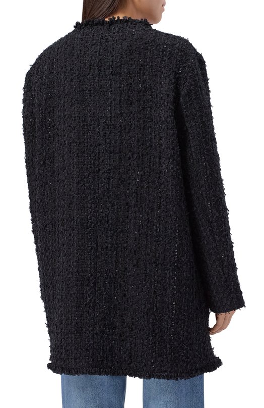 Твидовый жакет BOSS 50548309 Чёрный  50548309 Фото 4