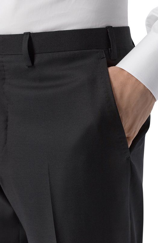 Шерстяные брюки Kiton UPNFCK0626G Чёрный  UPNFCK0626G Фото 5