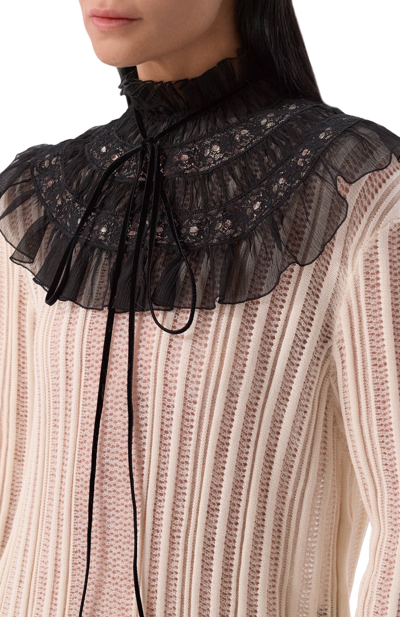 Шелковый воротник ANN DEMEULEMEESTER, арт. B0014578/FA732, фото 2