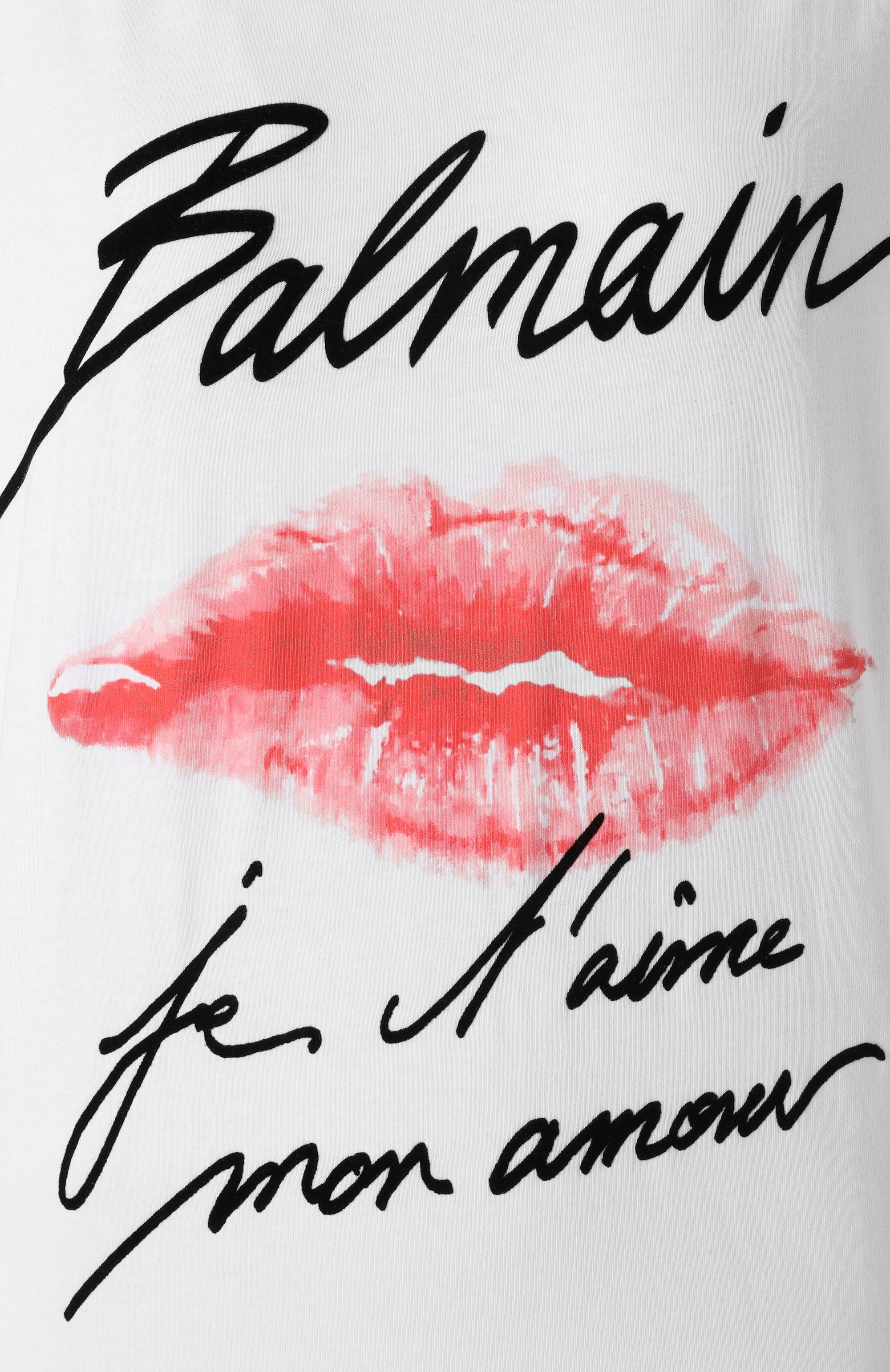 Хлопковая футболка BALMAIN, арт. EF1EG110/GE45, фото 6