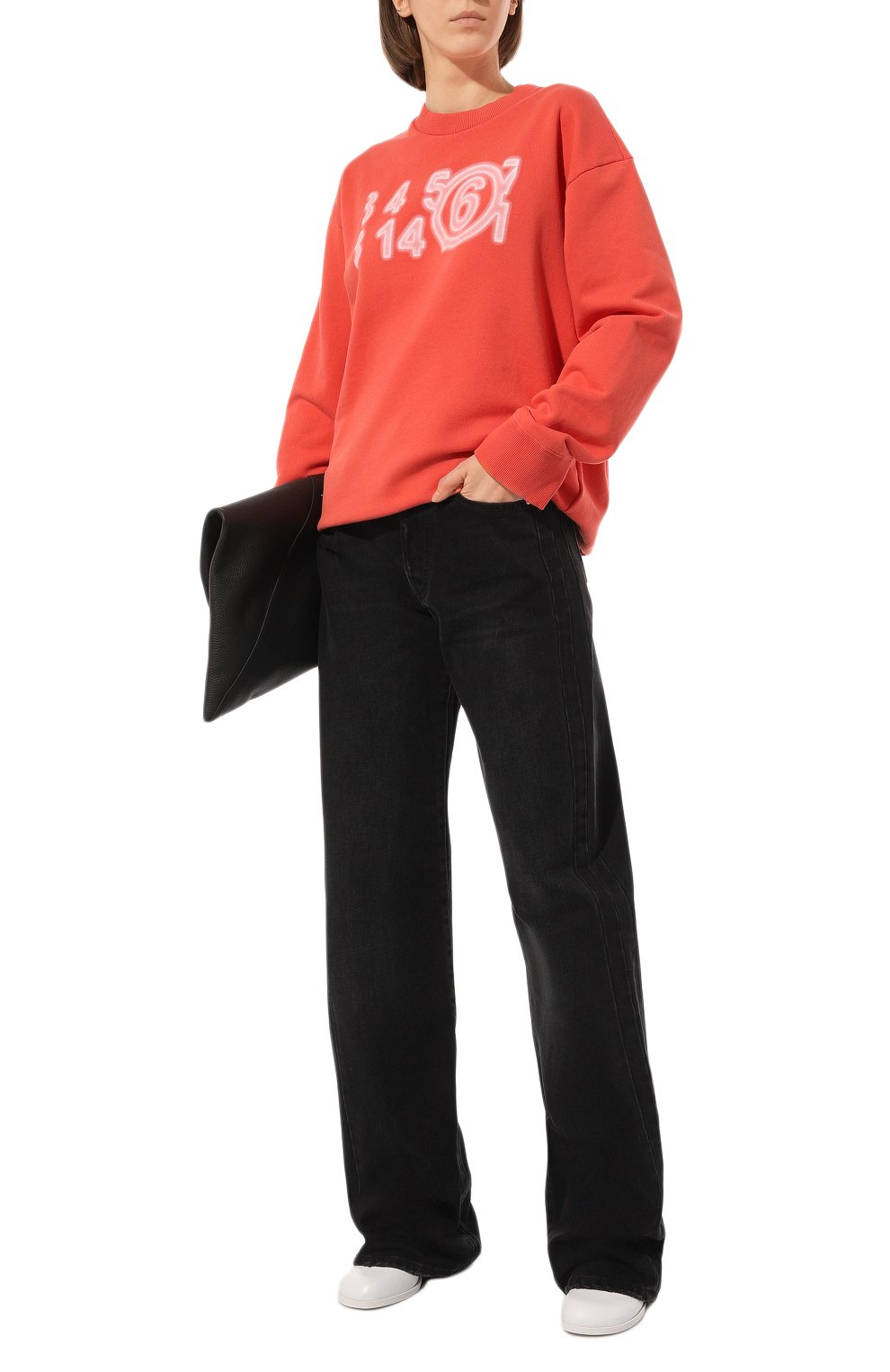 Хлопковый свитшот MM6, арт. S52GU0196/S25537, фото 2