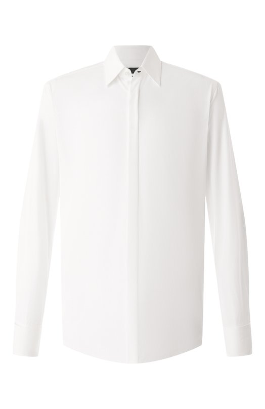 Хлопковая сорочка Corneliani 94P900-9491082 Белый 94P900-9491082
