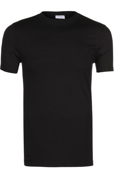 Футболка из вискозы ZIMMERLI черного цвета по цене 14450 руб., арт. 700/1341, фото 4 Футболка из вискозы ZIMMERLI, арт. 700/1341, фото 4