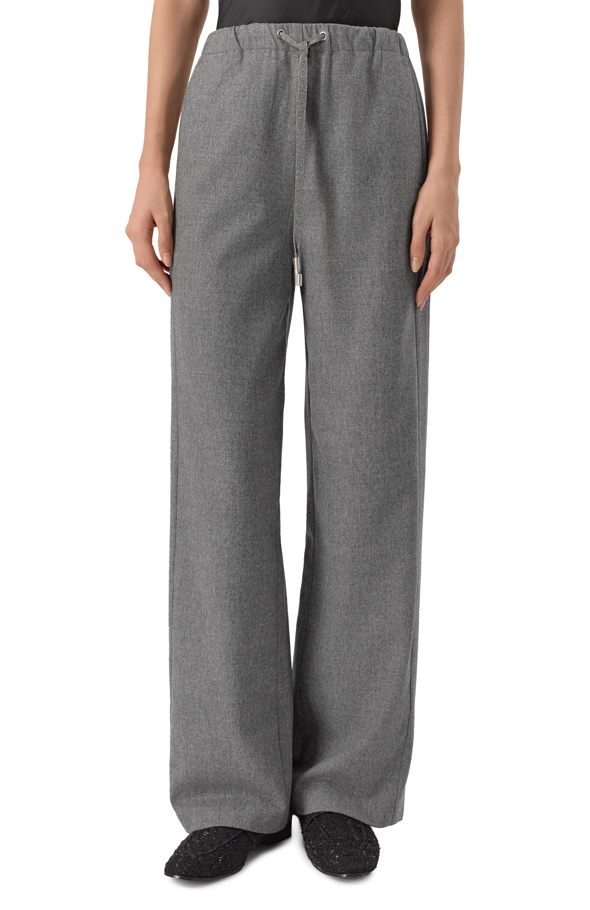 Брюки из шерсти и кашемира GRAN SASSO серого цвета по цене 55750 руб., арт. 76271/58897, фото 3 Брюки из шерсти и кашемира GRAN SASSO, арт. 76271/58897, фото 3