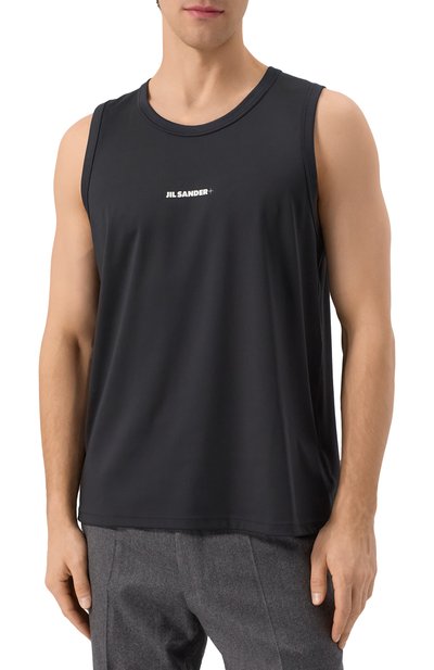 Майка JIL SANDER черного цвета по цене 34300 руб., арт. J47NC0111/J20033, фото 3 Майка JIL SANDER, арт. J47NC0111/J20033, фото 3