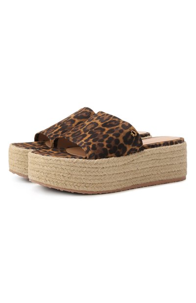 Женские замшевые сабо GIANVITO ROSSI, арт. G15850.40RIC.CLJALPN