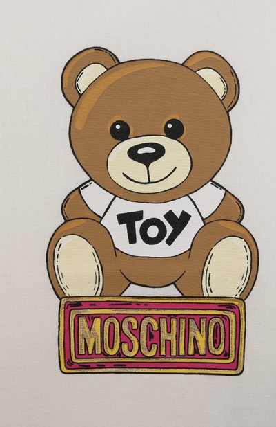 Хлопковая футболка MOSCHINO, арт. HDM055/LBA11/4A-8A, фото 3