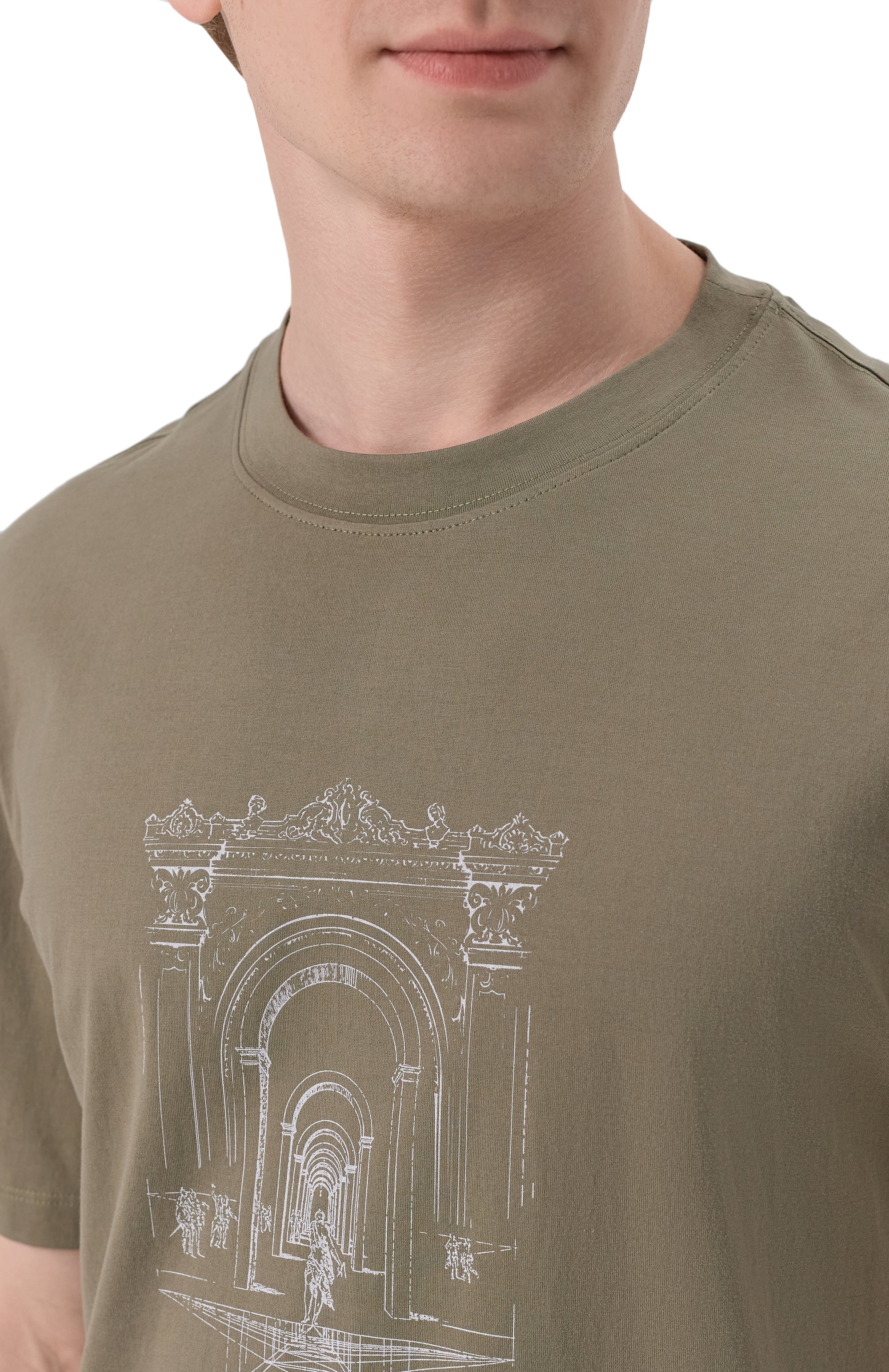 Хлопковая футболка BRUNELLO CUCINELLI, арт. M0B138521P, фото 5