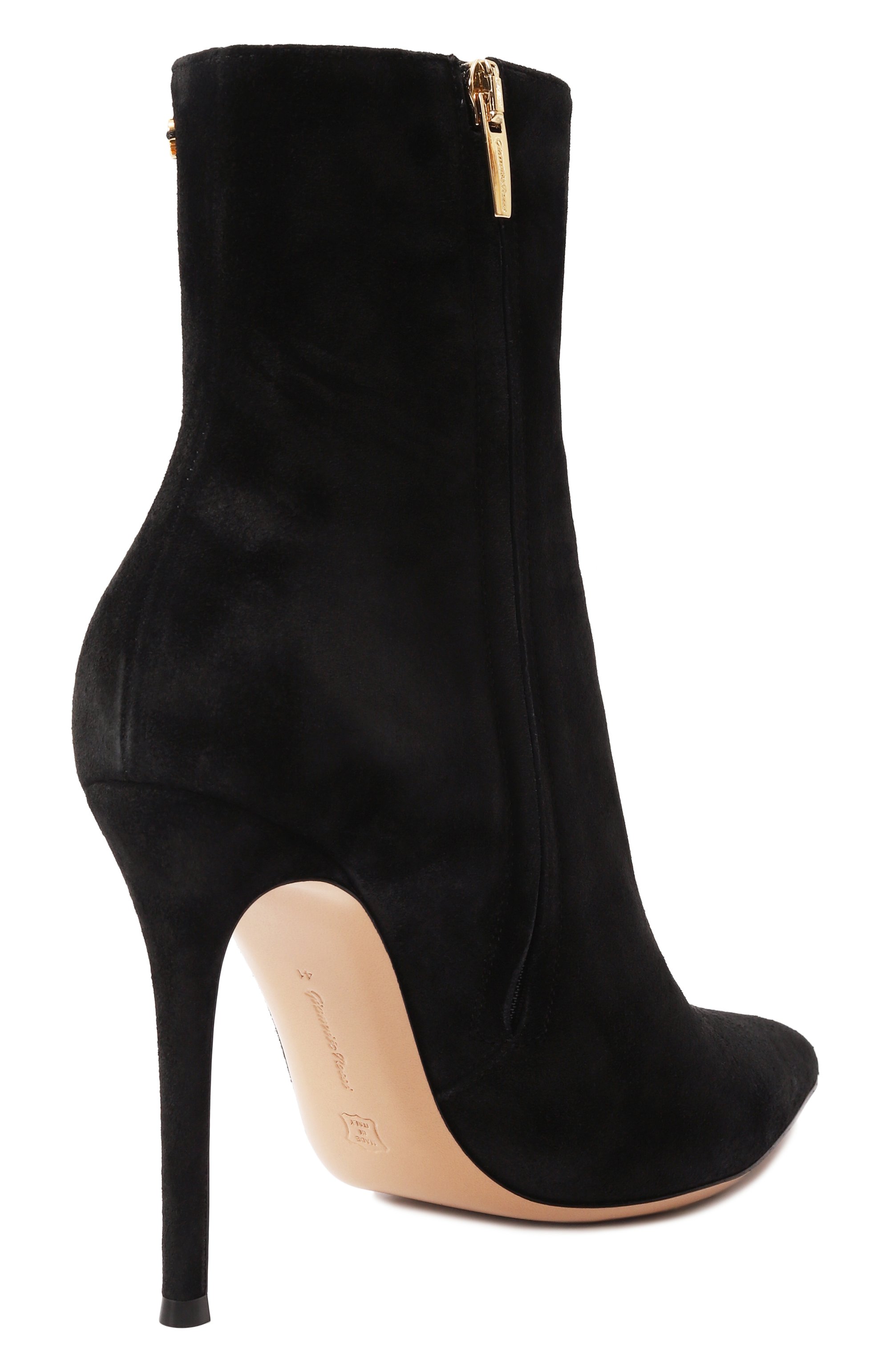 Замшевые ботильоны GIANVITO ROSSI, арт. G73053.15RIC.SUENER0, фото 5