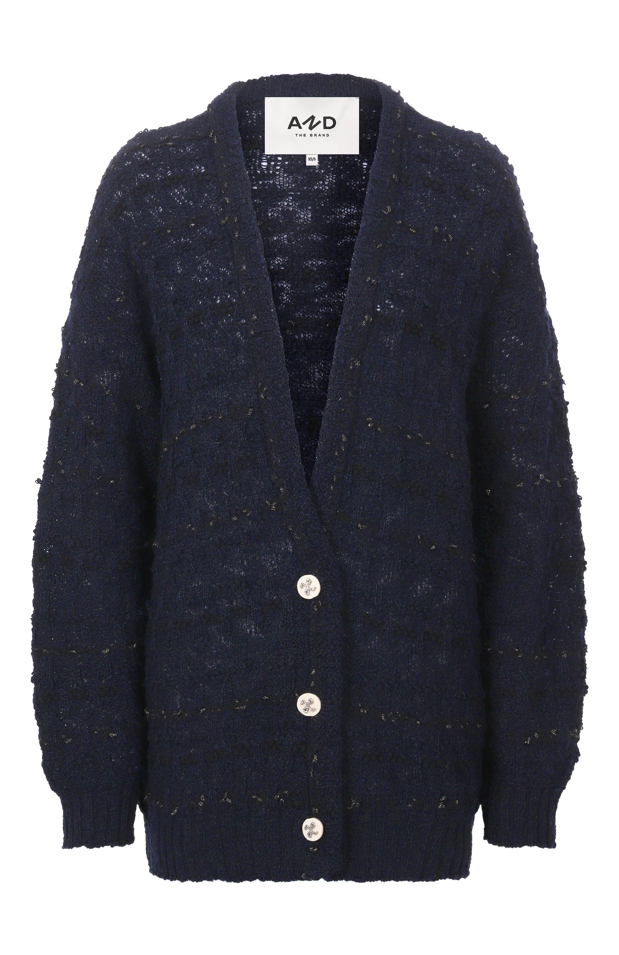 Кардиган из хлопка и вискозы AND THE BRAND, арт. S25-CG037-1004-499, фото 1
