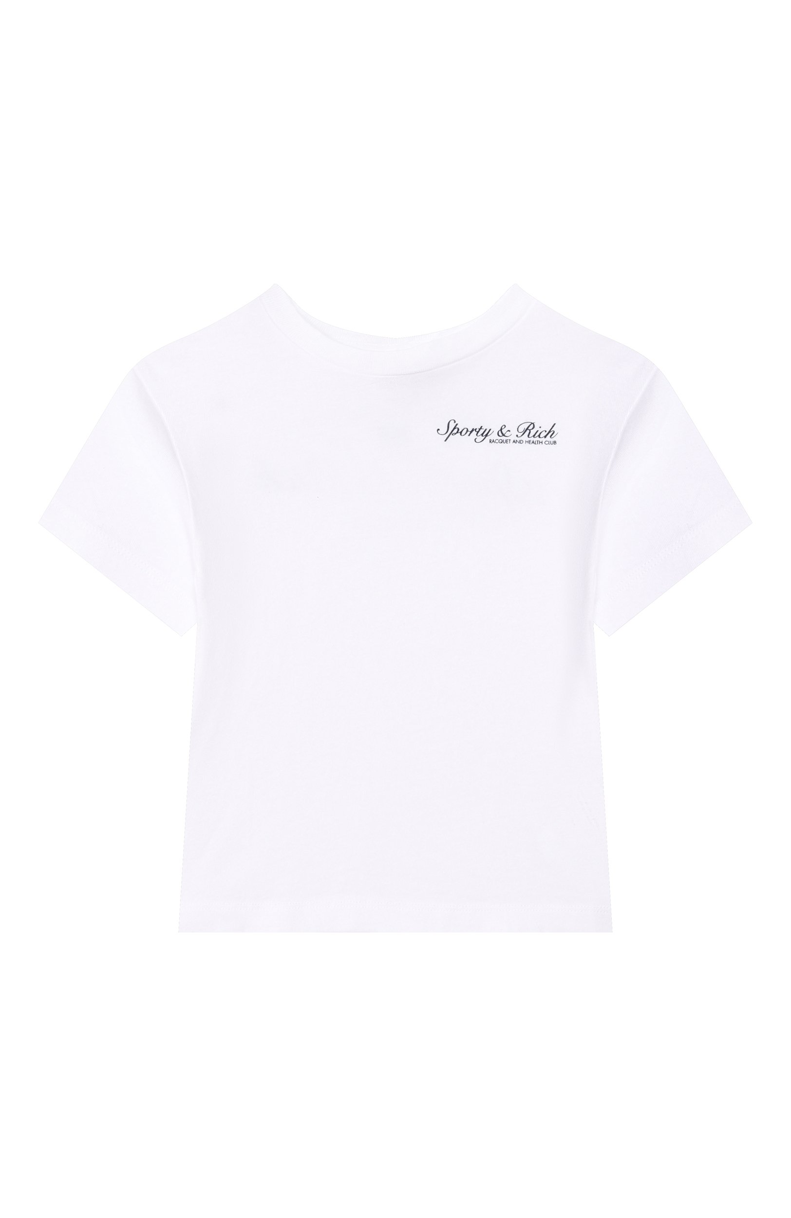 Хлопковая футболка SPORTY AND RICH, арт. T004875325WH01_001, фото 1