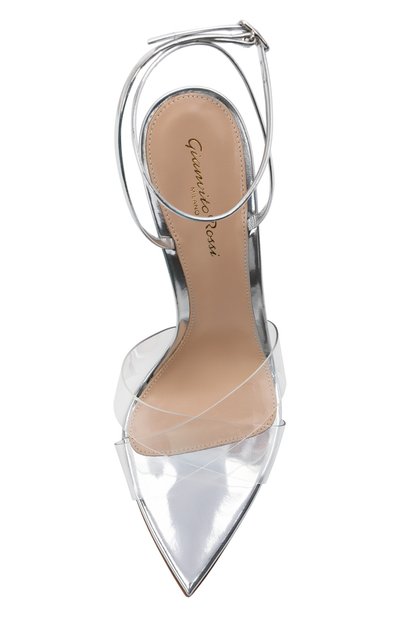 Комбинированные босоножки stark GIANVITO ROSSI, арт. G31205.15RIC.GMETRAR, фото 5