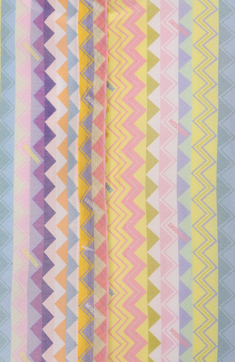 Детское платье из хлопка и шелка MISSONI разноцветного цвета, арт. MW1A60/K0216/12-16 | Фото 3 (Материал подклада: Хлопок; Материал внешний: Хлопок; Рукава: Длинные; Девочки Кросс-КТ: Платье-одежда; Случай: Повседневный; Автоматизация состава: Проставлено; Автоматизация ТО: Проставлено; Ростовка одежда: 12 лет | 152 см, 13 - 15 лет | 158 см)