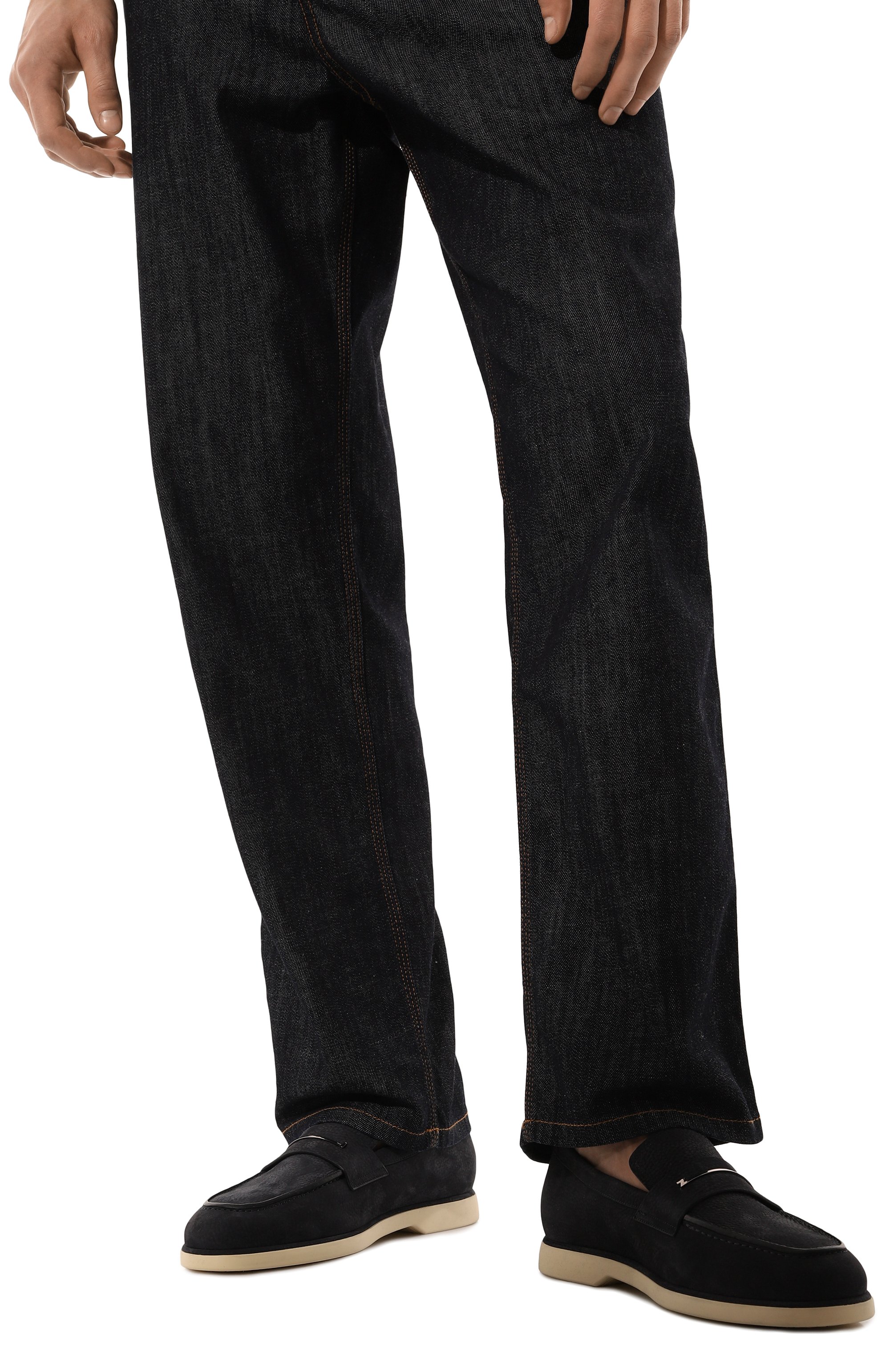 Замшевые лоферы laser z ZILLI, арт. H0147AM1071VZTP03, фото 3