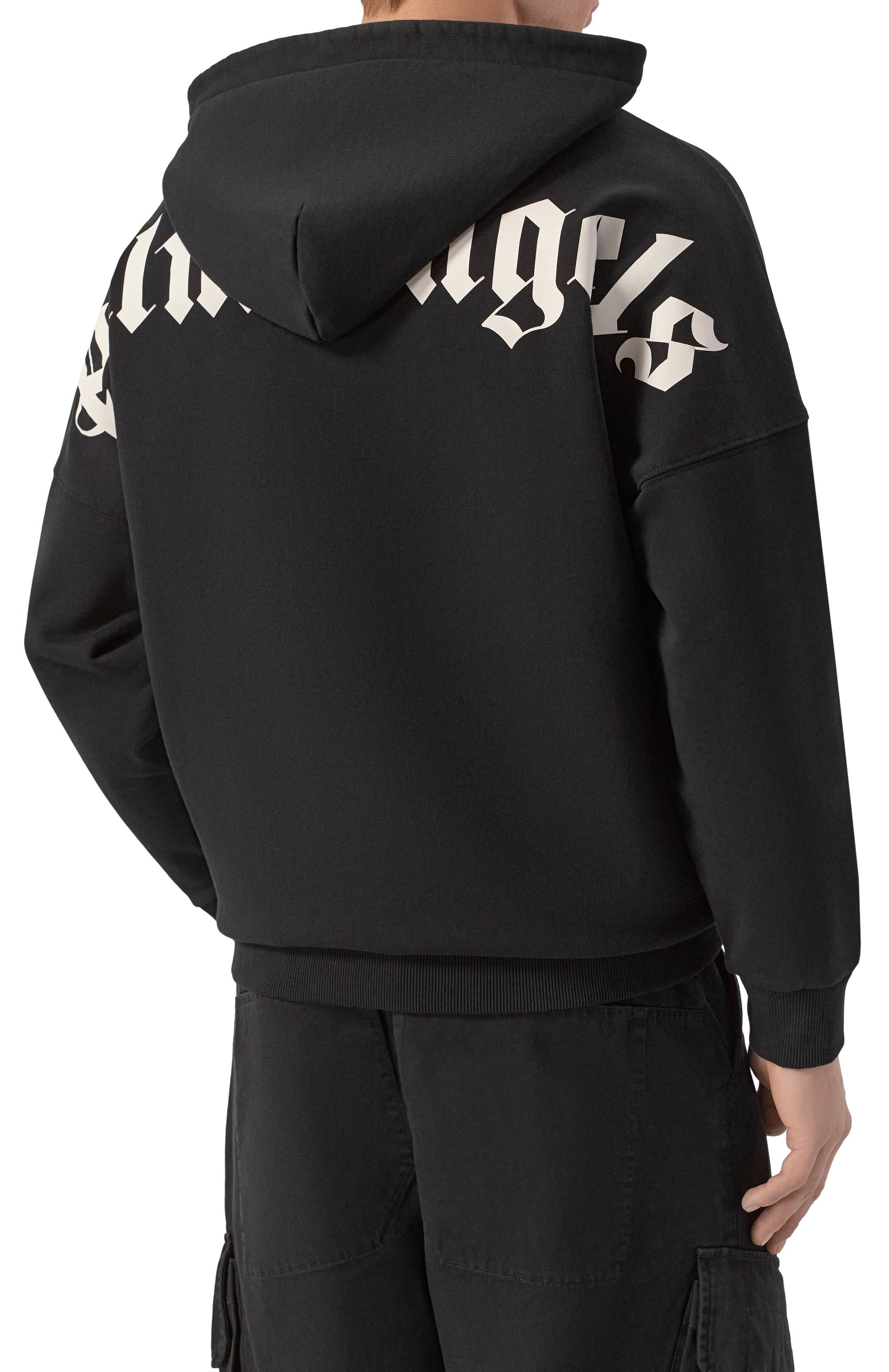 Хлопковое худи PALM ANGELS, арт. PMBB036S26FLE001, фото 4