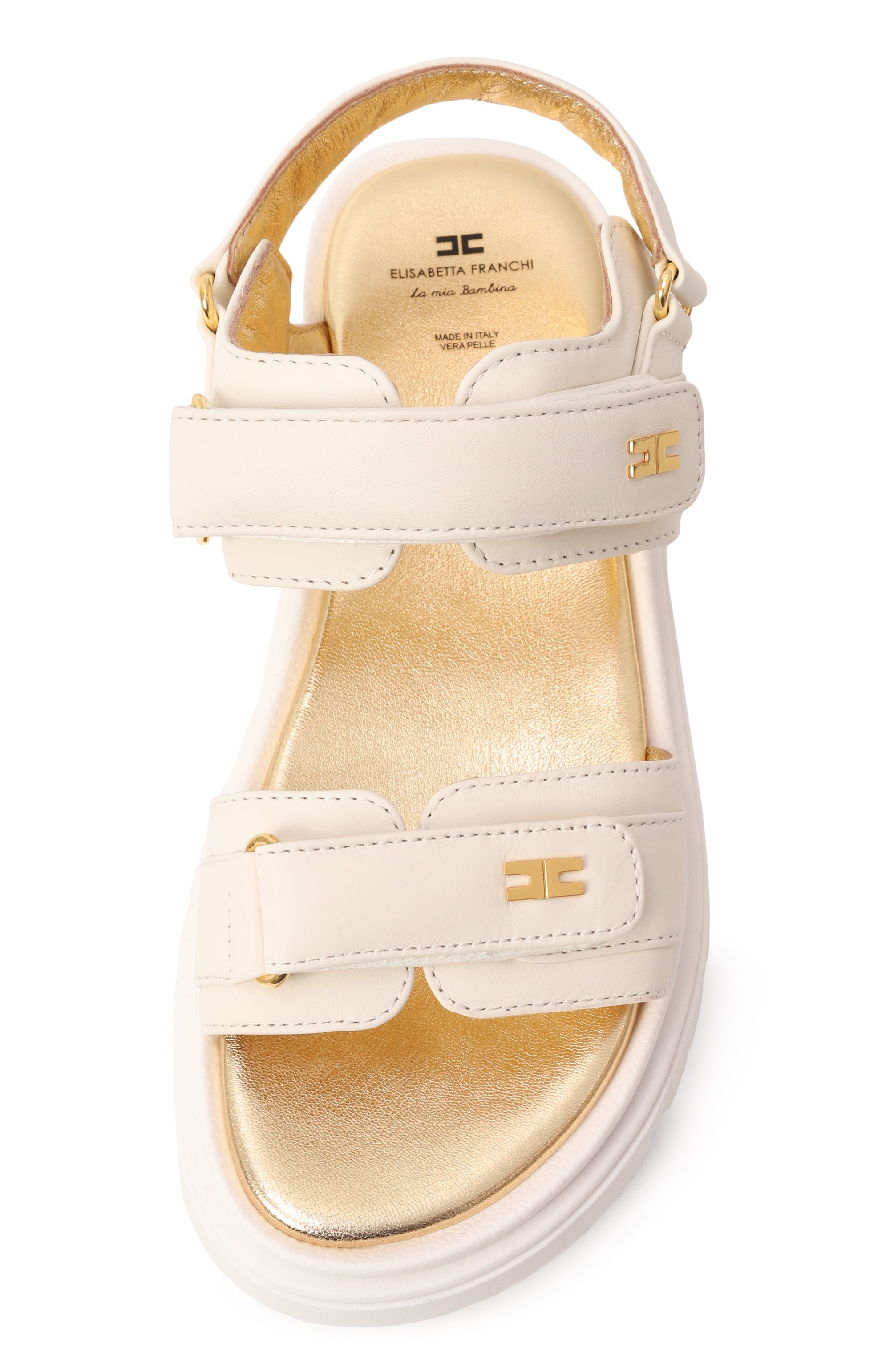 Кожаные сандалии ELISABETTA FRANCHI LA MIA BAMBINA, арт. F4A2-E0297-0092698/30-34, фото 4