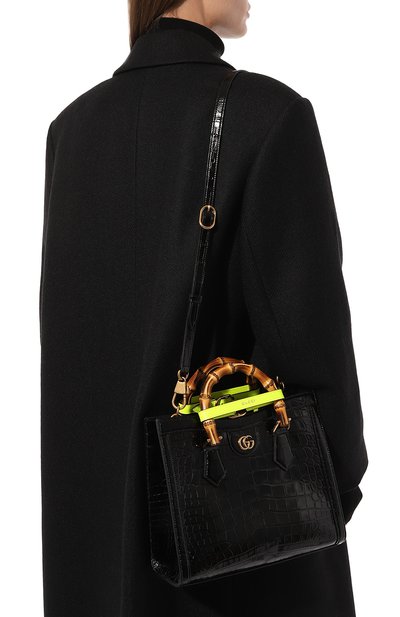 Сумка-тоут diana small из кожи аллигатора GUCCI, арт. 660195 EZINT, фото 2