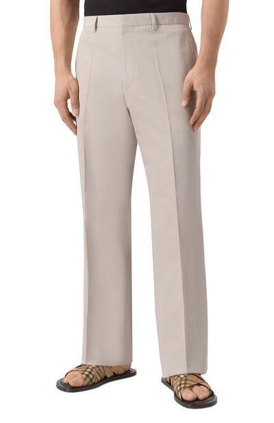 Брюки из хлопка и льна CORNELIANI, арт. 254H32-2514111, фото 3