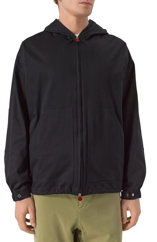 Хлопковая толстовка Kiton UMC015K06R4913_5XL-8XL Чёрный  UMC015K06R4913_5XL-8XL Фото 3