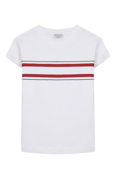 Хлопковая футболка BRUNELLO CUCINELLI, арт. B0T81T464A