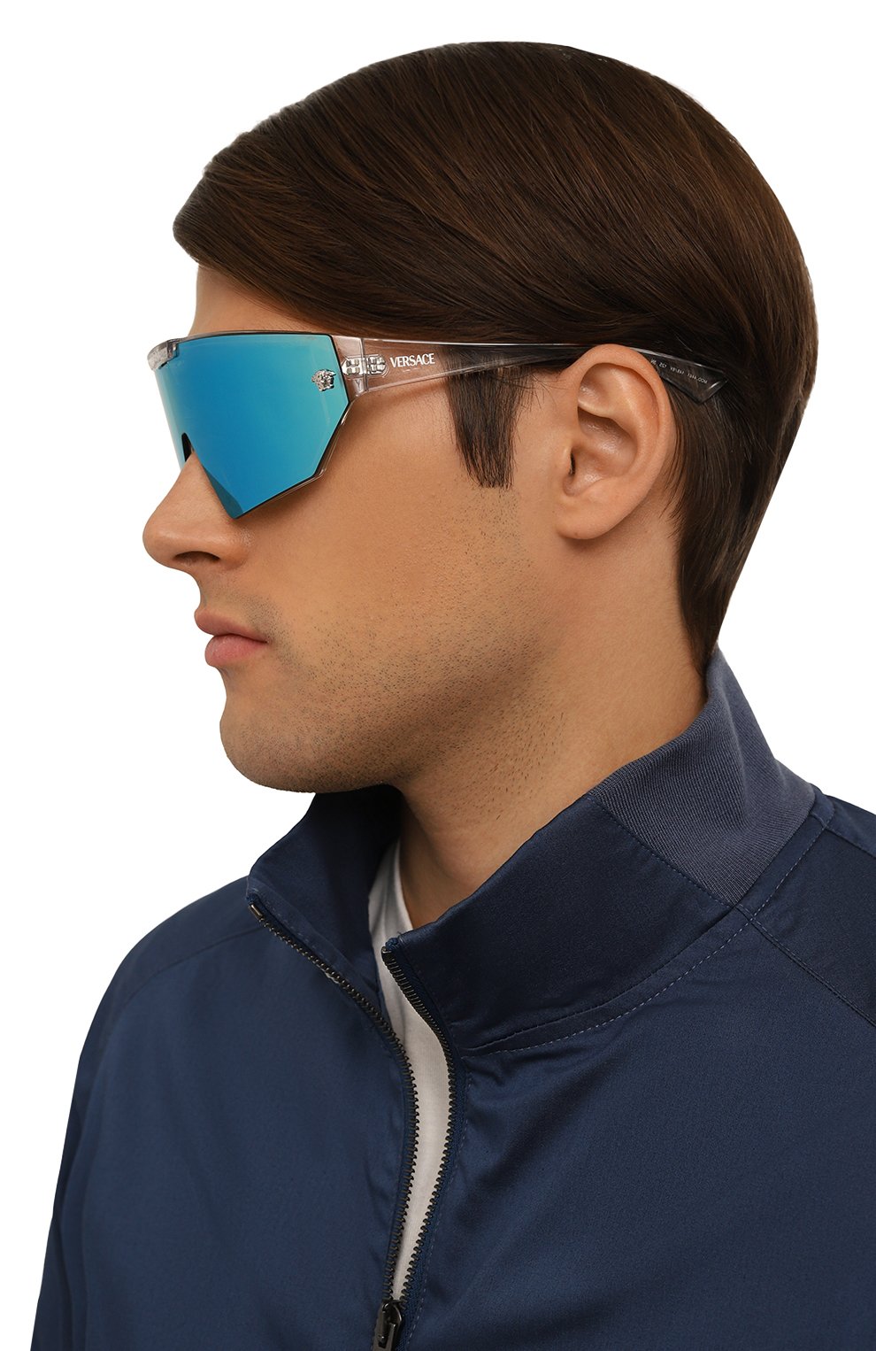 Солнцезащитные очки VERSACE серебряного цвета по цене 46400 руб., арт. 4461-148/6V, фото 3 Солнцезащитные очки VERSACE, арт. 4461-148/6V, фото 3