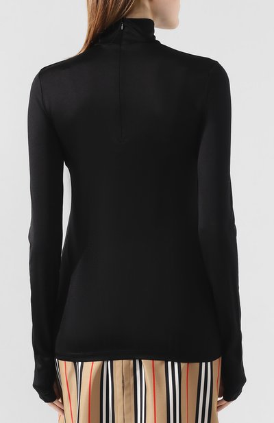 Шелковая водолазка BURBERRY, арт. 8018957, фото 4