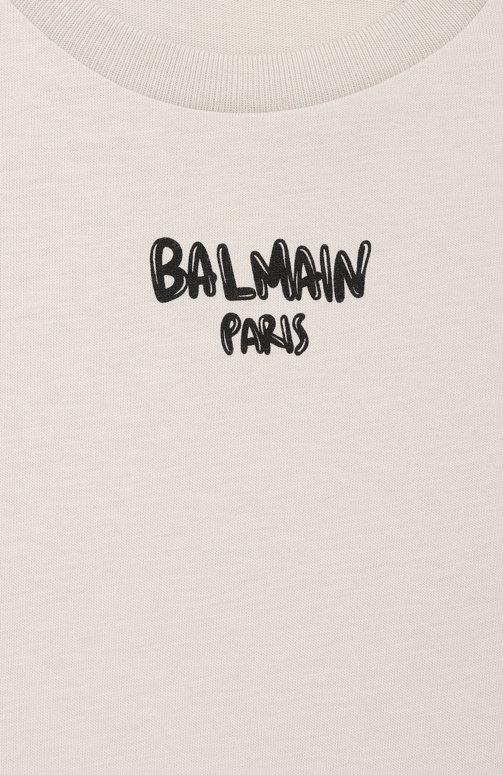 Хлопковая футболка BALMAIN, арт. BZ8H31, фото 3