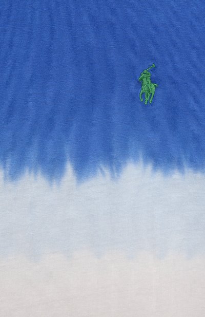 Хлопковая футболка POLO RALPH LAUREN разноцветного цвета по цене 5685 руб., арт. 323861031, фото 3 Хлопковая футболка POLO RALPH LAUREN, арт. 323861031, фото 3