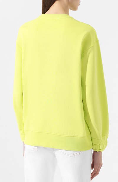 Хлопковый свитшот KENZO зеленого цвета по цене 29950 руб., арт. 2SW7854XF, фото 4 Хлопковый свитшот KENZO, арт. 2SW7854XF, фото 4