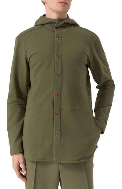 Хлопковая рубашка KITON, арт. UMCPETEH0805284, фото 3