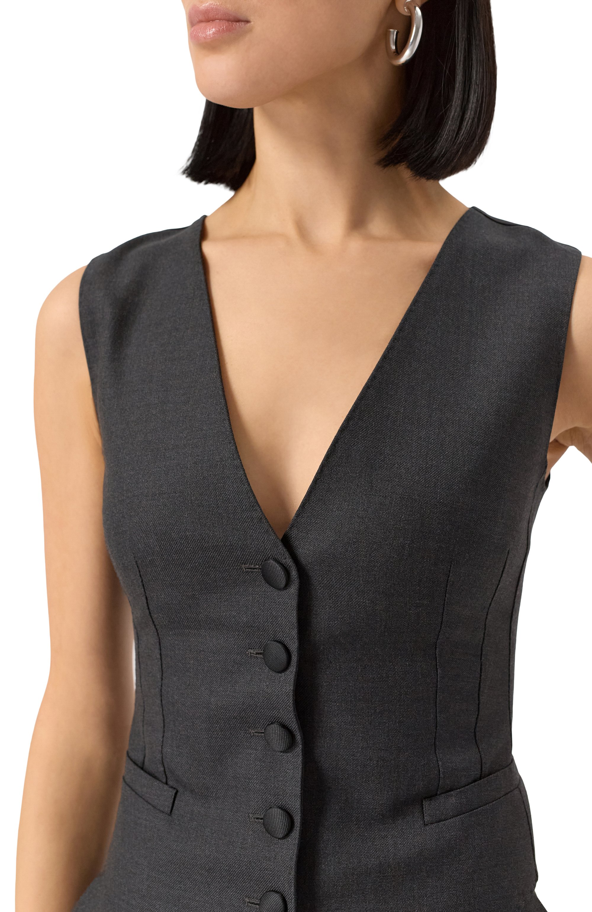 Жилет из шерсти и шелка DOLCE & GABBANA, арт. F79H5T/FU287, фото 5