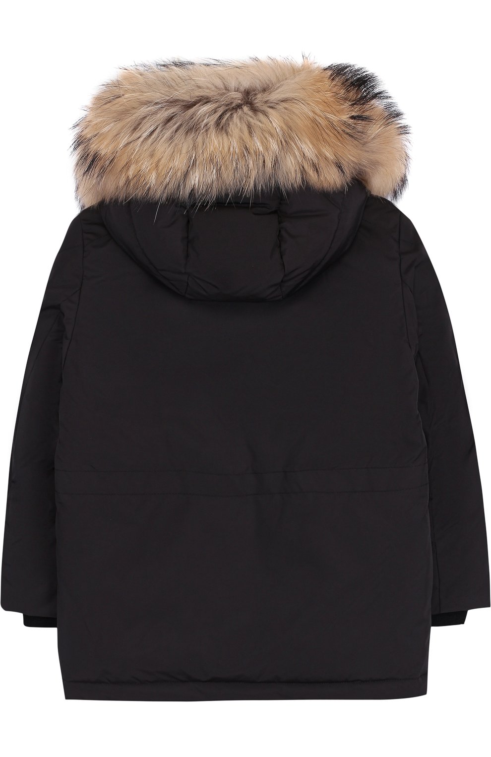 Парка на молнии с капюшоном и меховой отделкой MONCLER ENFANT, арт. D2-954-42322-25-57244/4-6A, фото 2