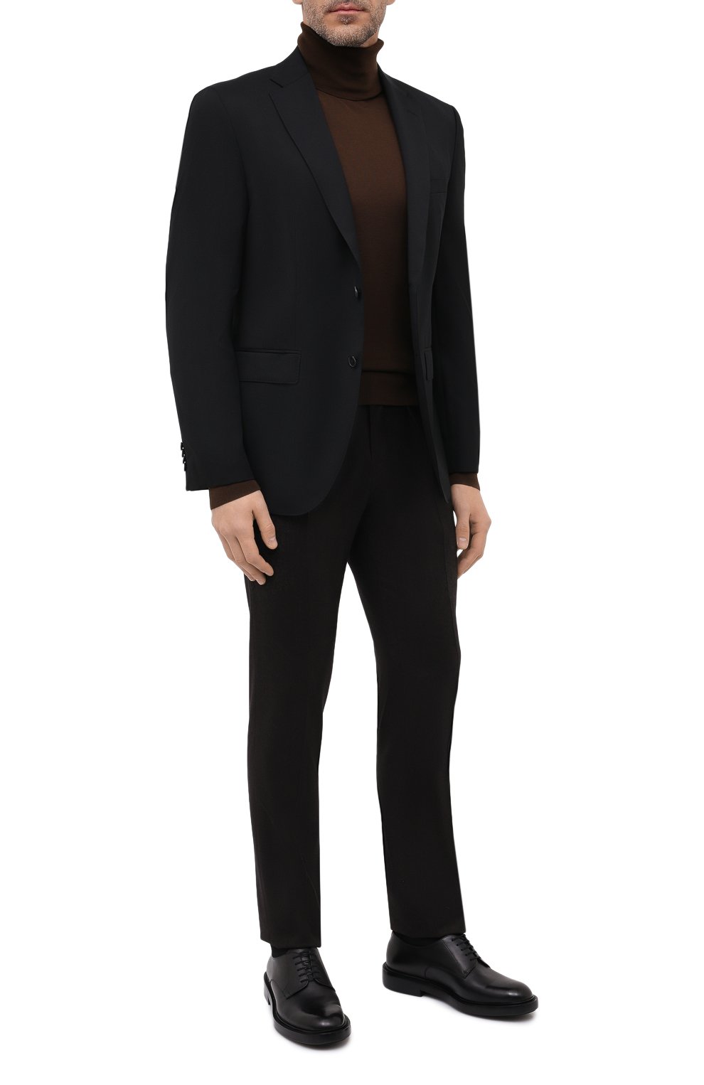 Шерстяной пиджак BOSS черного цвета по цене 48400 руб., арт. 50409253, фото 2 Шерстяной пиджак BOSS, арт. 50409253, фото 2