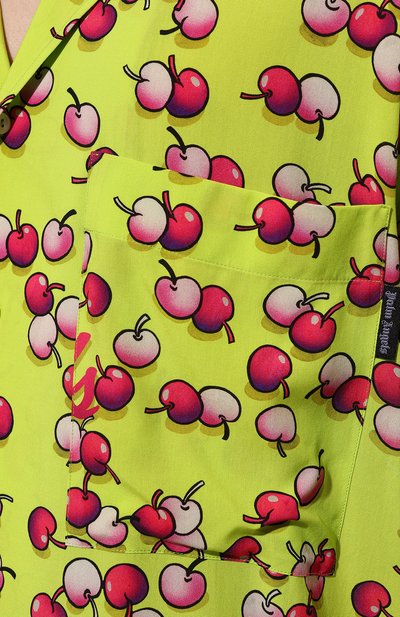 Рубашка из вискозы PALM ANGELS, арт. PMGG007F24FAB001, фото 5